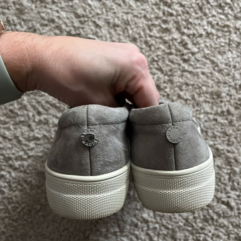 Gray Steve Madden Sneakers - Picture 6 of 6